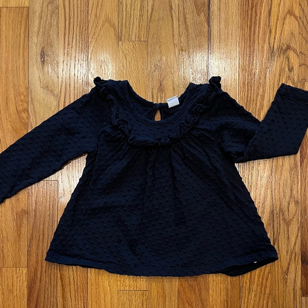 Long sleeve Black 3t blouse